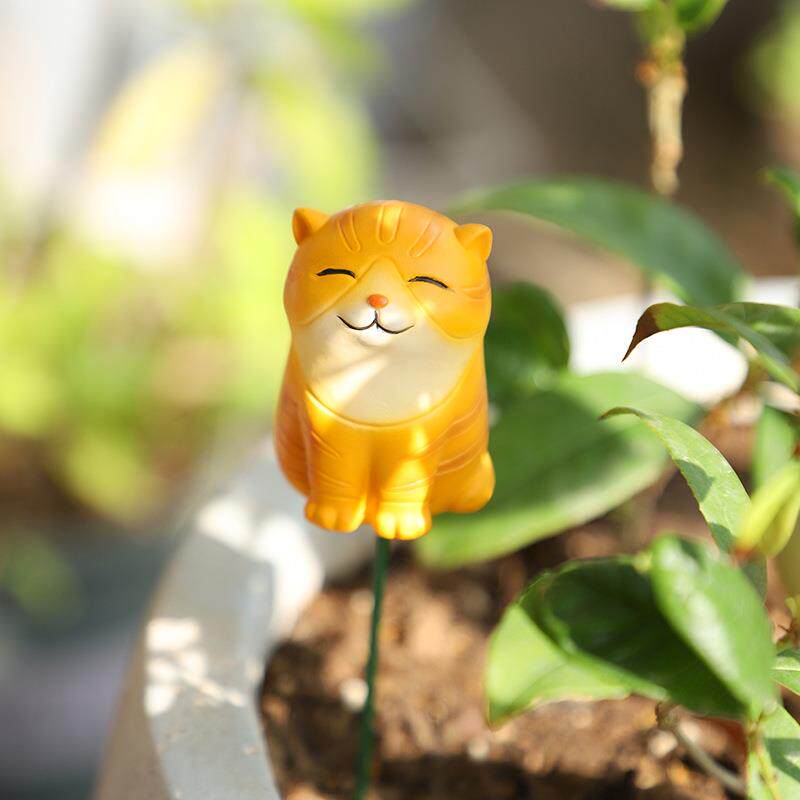 园艺景观卡通动物花插装饰品庭院盆栽花盆插件装饰花园造景配件