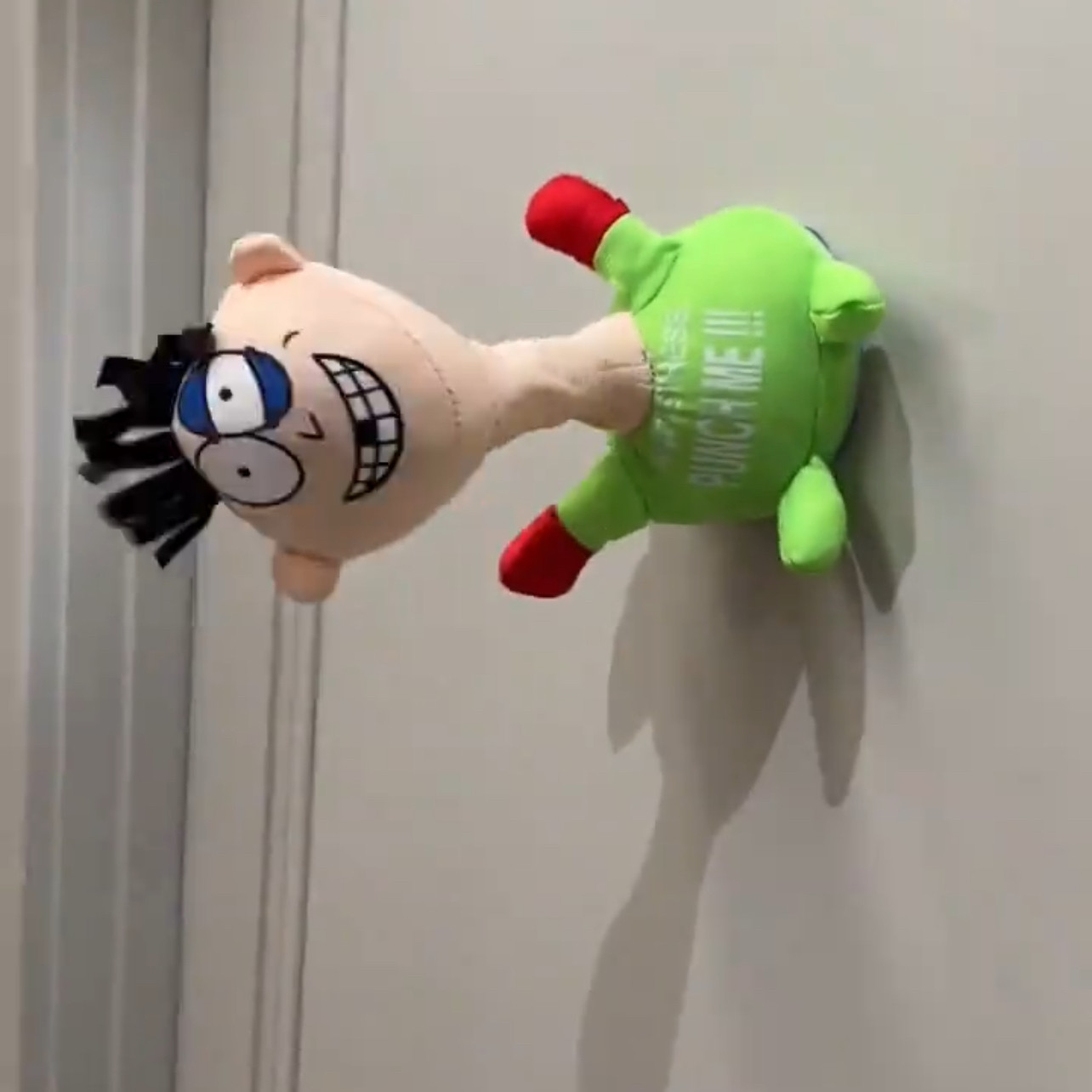 新款绿色挨打解压丑萌发泄解压玩具挨揍减压神器初中生解压玩偶