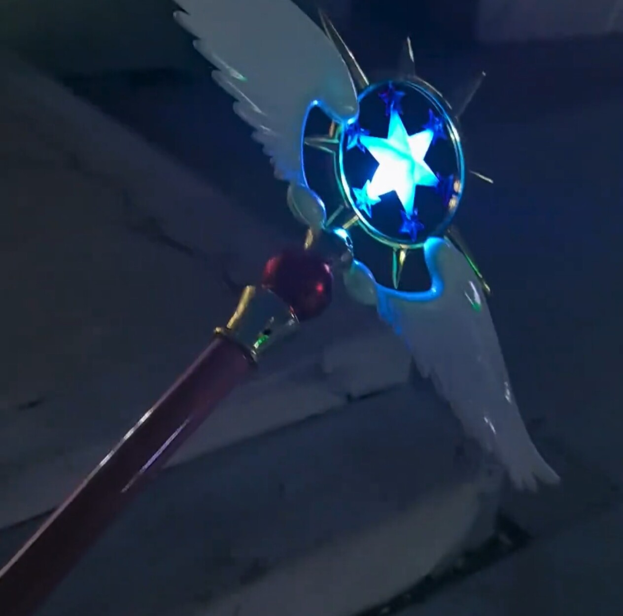百变小樱魔卡少女樱法杖小樱魔法杖六芒星权杖模型手办道具星之杖