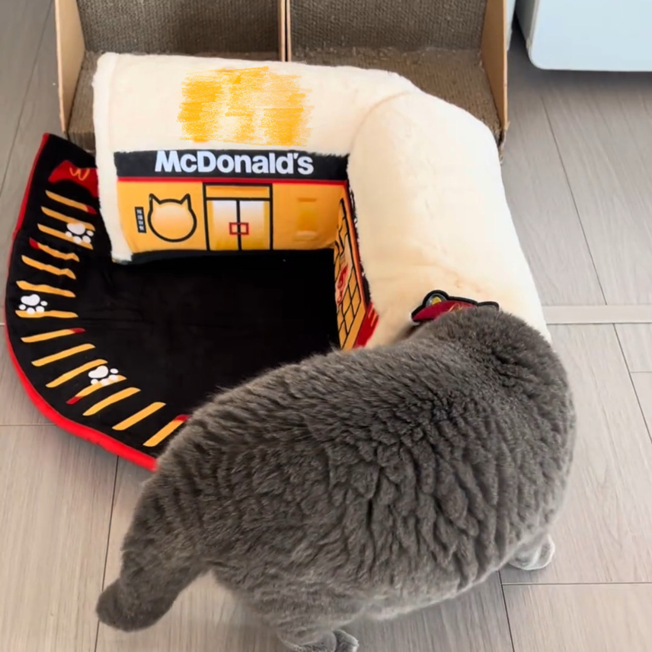 2025猫窝可爱小房子宠物窝2025新款冬季猫用帽子高颜值狗垫子窝