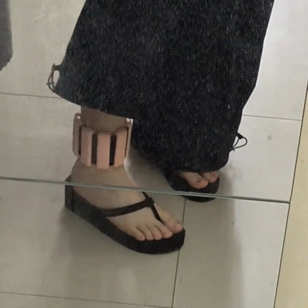小型健身器材脚环可拆卸超重型绑腿负重手环手臂手腕隐形手脚通用