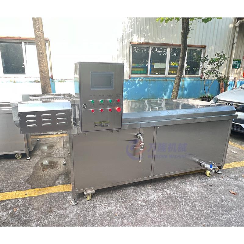 型不锈钢花菜预EMY机农产品精深加煮黄工设备新管道式自动蔬菜漂