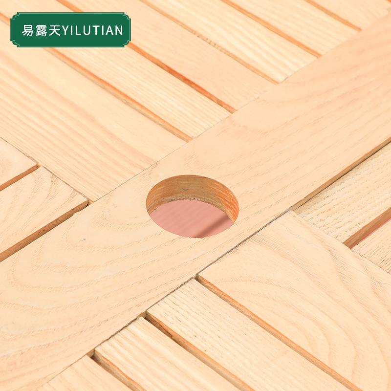 现代奶简约户外庭院带藤露天桌椅组伞合 咖pe藤啡茶店编桌椅套装