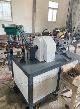 w5.5k全自动圆管翻边机 自上料js-51651铜管动边推机 小型圆筒管