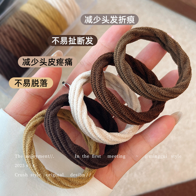 加粗橡皮筋女扎头高弹力耐用