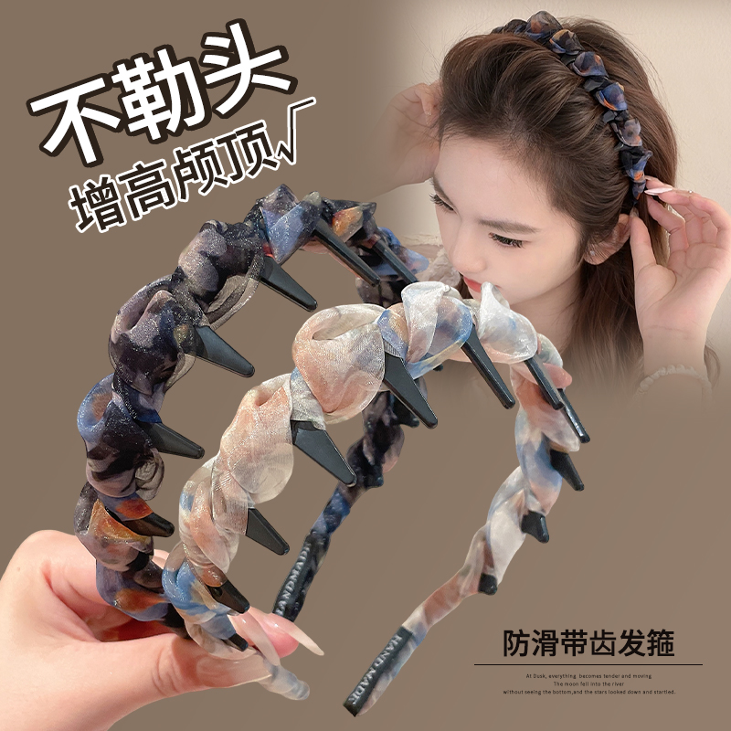 夏天带齿发箍女2025新款