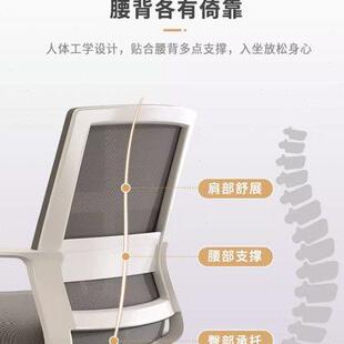 电脑椅子久坐舒服办公座椅宿舍大学生学习靠背椅家用舒适书桌凳Z
