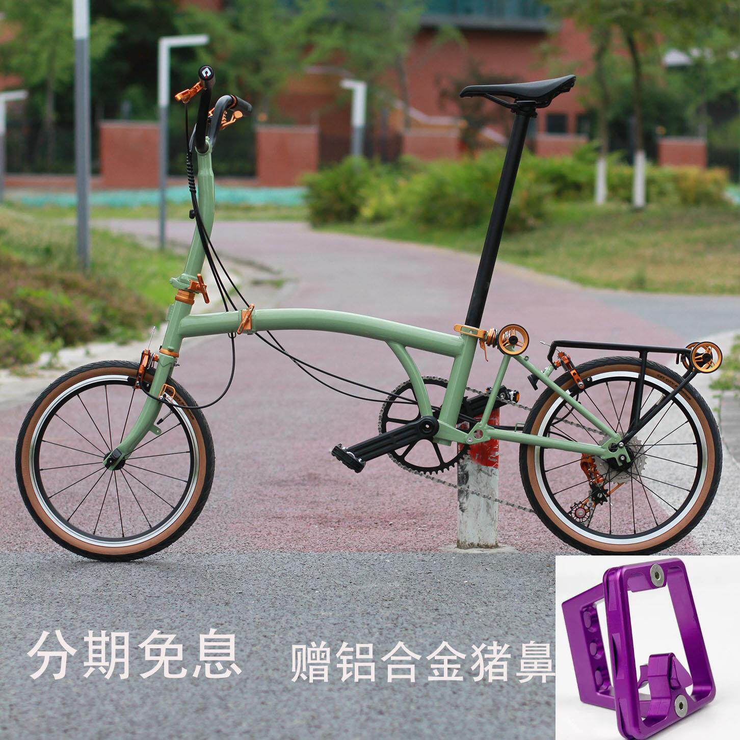 DAGGER国布小布折叠自行车7速推行349自行车CNC配件