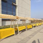 移动可折叠摊位定制户外棚摆摊展示架实木制促销 花车夜市集市架子