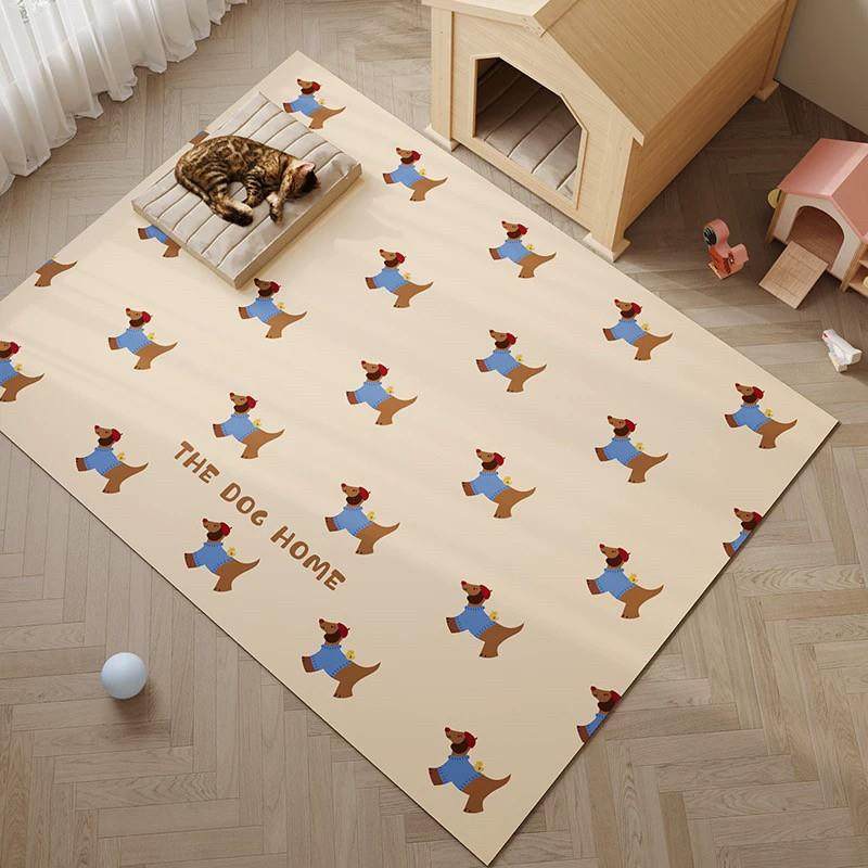 升级防尿和防咬宠物专用地板垫Pvc狗冷却地板垫猫防刮擦围栏垫免,宠物/宠物食品及用品,猫狗垫子,淘宝优惠券,粉丝福利购,淘宝优惠卷