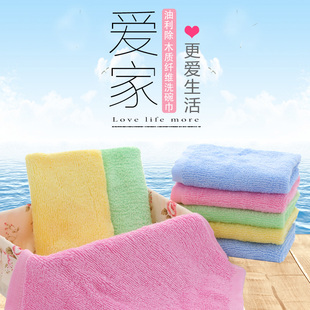 油利除洗碗巾家用厨房不易沾油清洁巾毛巾抹布吸水不易掉毛洗碗布