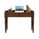 美式 电脑桌子仿古办公桌 实木书桌书房写字台小户型简约家具欧式
