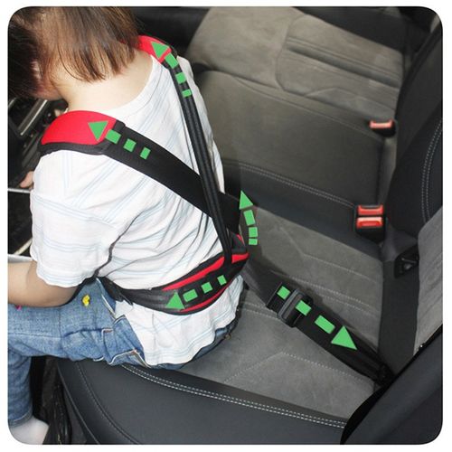 汽车儿童安全带调节固定器宝宝座椅便携式辅助绑带防勒脖睡觉神器