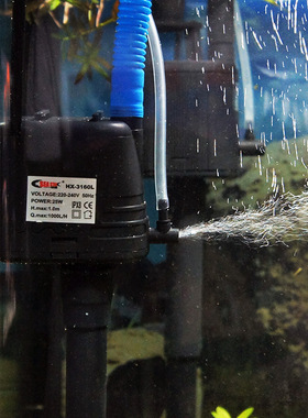 海星鱼缸水族箱hx380f/500f/2150潜水泵过滤泵hx2160/3160/4160L