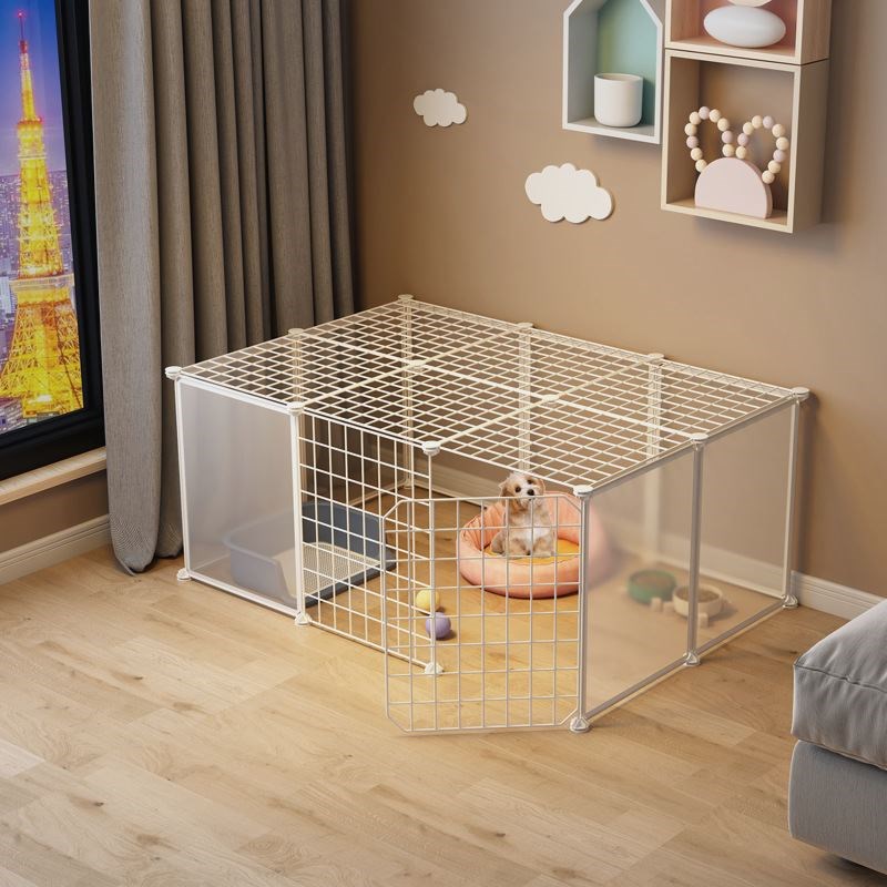 宠物围栏狗笼子室内中小型犬栅栏隔离门狗窝挡狗板防护栏自由组合