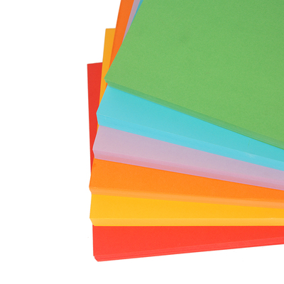 彩色平面卡纸A4180g黑红硬卡纸手工折纸A3彩色打印纸黑白厚无甲醛