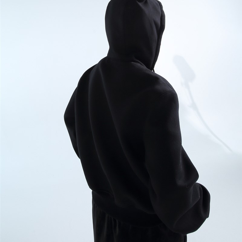 GRNL气场覆盖 连帽恶魔角外套宽廓肩男女短款卫衣