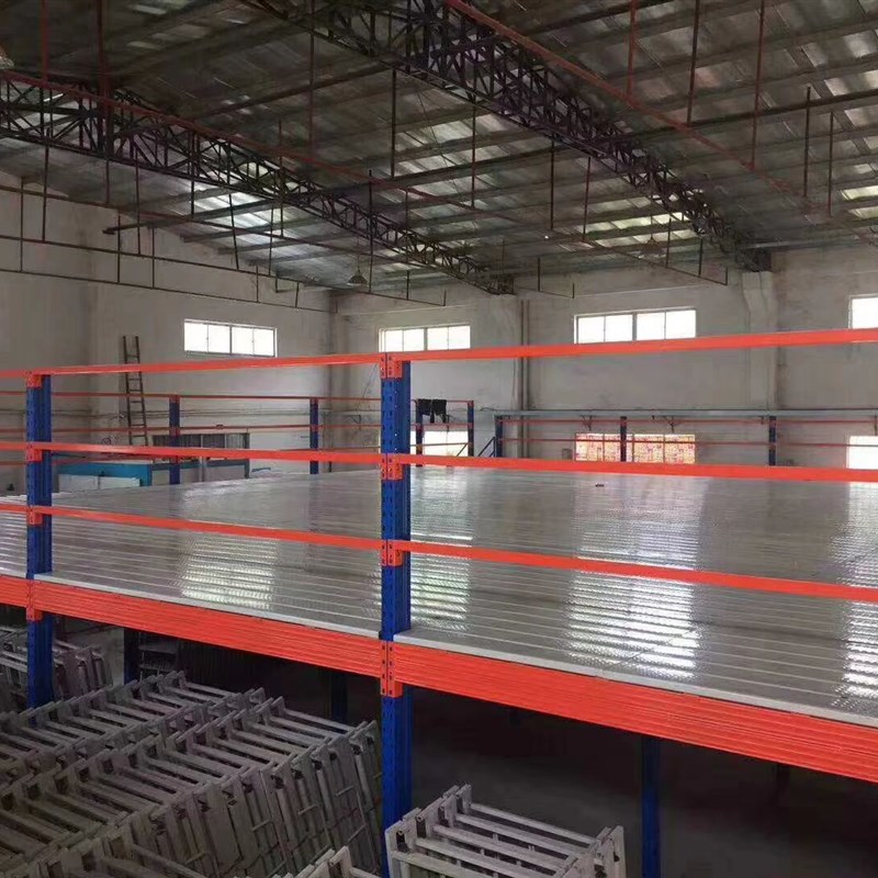 定制重型阁楼平台货架钢结构平台仓库工厂仓储二层阁楼办公室拆卸