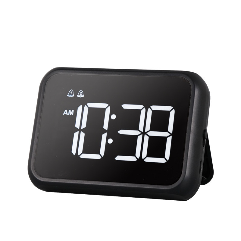 LED电子智能时钟贪睡闹钟床头夜灯座钟学生用静音时尚桌面台面钟