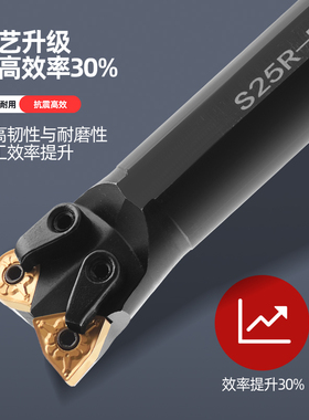 数控牛头刀杆双头车刀杆内孔镗孔镗刀车床加工 S32R-MW08 机架刀