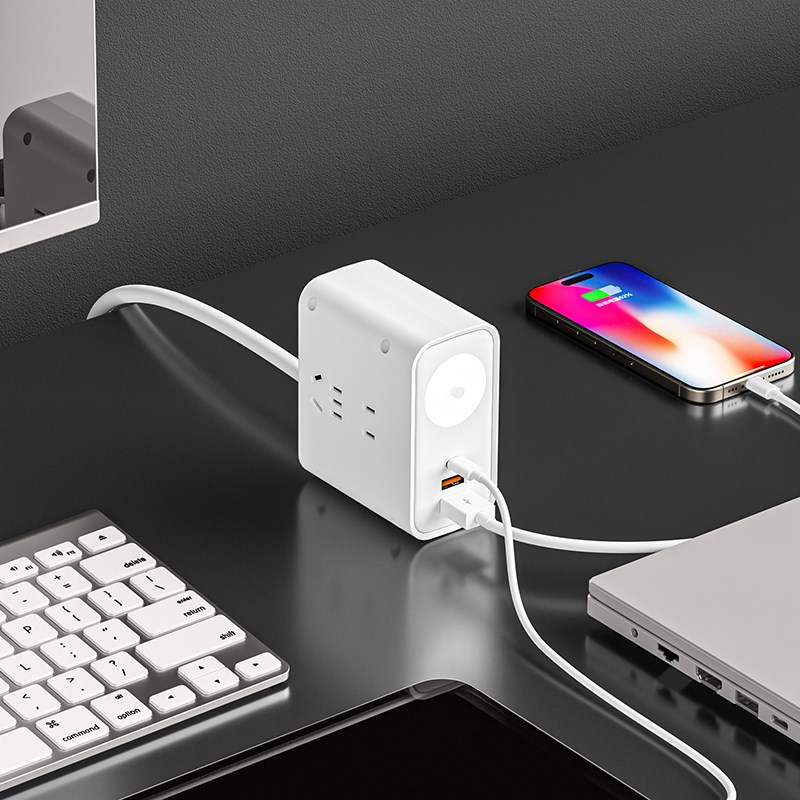 便携式迷你插排插板多功能小巧出差旅行随身usb插座PD充电接线板