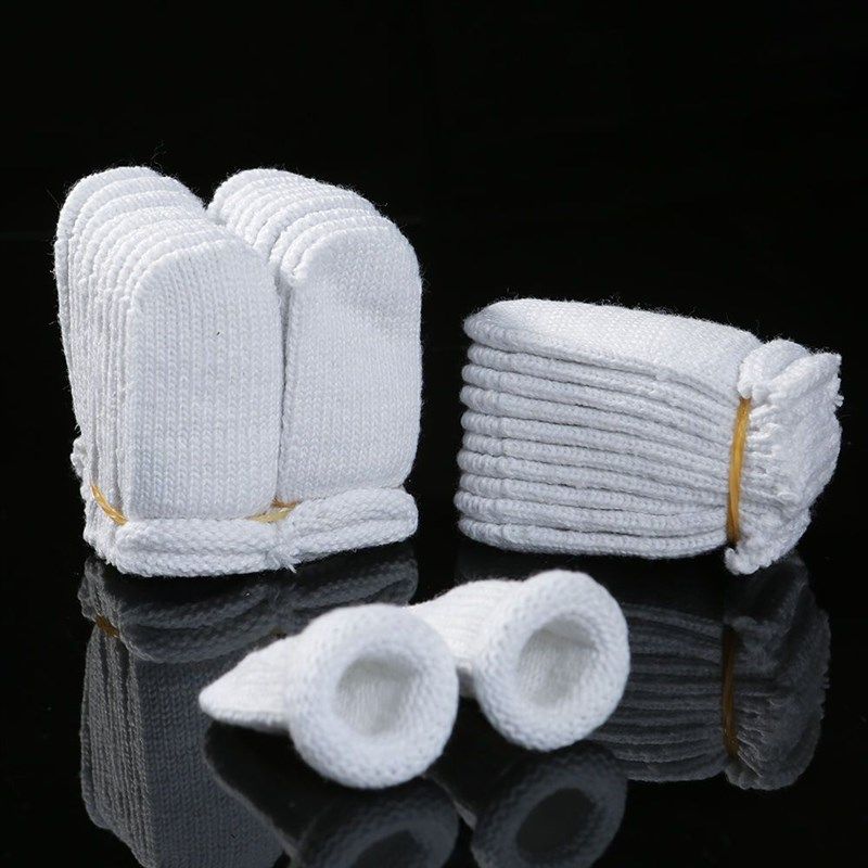 全棉纱结实手工手指套劳保防滑耐磨布指套防护棉线加厚耐用线指套,居家日用,手部防护用品,淘宝优惠券,粉丝福利购,淘宝优惠卷