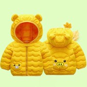 2021秋冬新款 外套男女童秋冬棉衣婴儿外穿衣服 宝宝羽绒棉服轻薄款