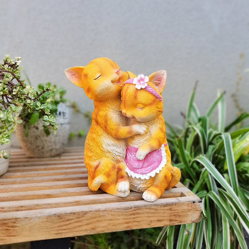 可爱小猫咪动物摆件花园庭院阳台民宿造景布置创意桌面装饰品礼物,家居饰品,装饰摆件,淘宝优惠券,粉丝福利购,淘宝优惠卷