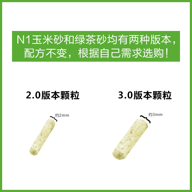 澳大利亚N1天然绿茶味植物配方绿茶水蜜桃豆腐猫砂猫沙清香17.5升