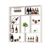 创意家用餐厅墙上酒架壁挂式 红酒架饭店吧台置物架 酒柜简约悬挂式