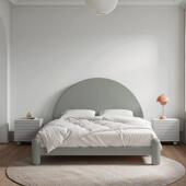 北欧星玥床 水性烤漆1.2米1.5米实木儿童床男孩女孩易清洁轻奢床