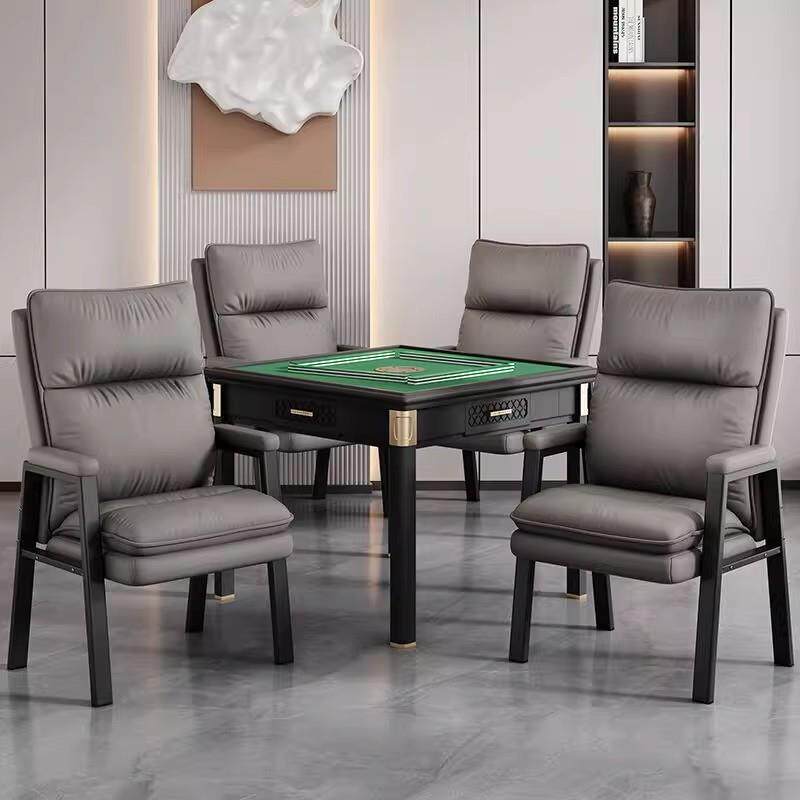 麻将椅椅子棋牌室专用久坐舒适家用麻将机麻将桌4四把一套靠背椅