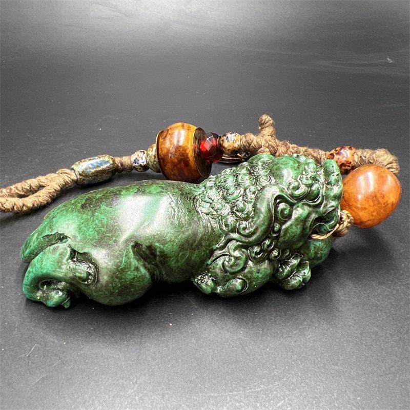古玩杂项覆古包浆彷绿松石福禄寿貔貅手把件手工编织五帝钱手把绳,家居饰品,其他工艺饰品,淘宝优惠券,粉丝福利购,淘宝优惠卷