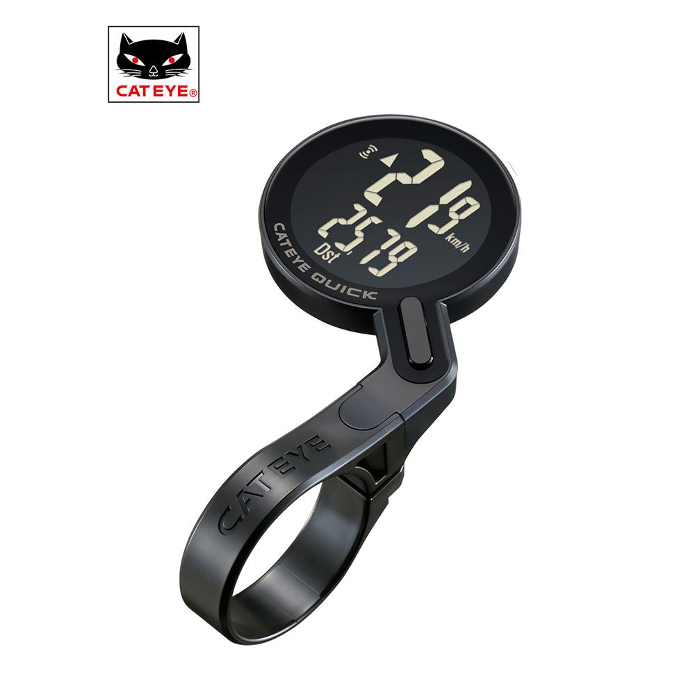 CATEYE猫眼无线码表RS100W山地公路车用码表 防水无线码表配件 白