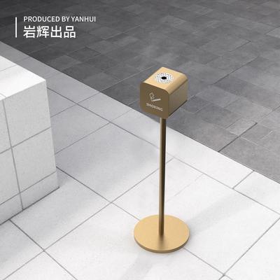户外立式烟灰柱 创意锈钢烟蒂柱吸烟区烟头收集灭烟缸商用