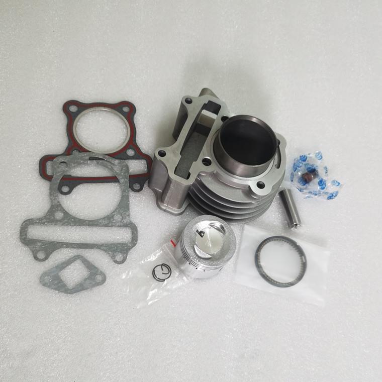 踏板助力车48cc豪迈GY680套缸 GY50/60/80套缸组合气缸活塞环缸筒