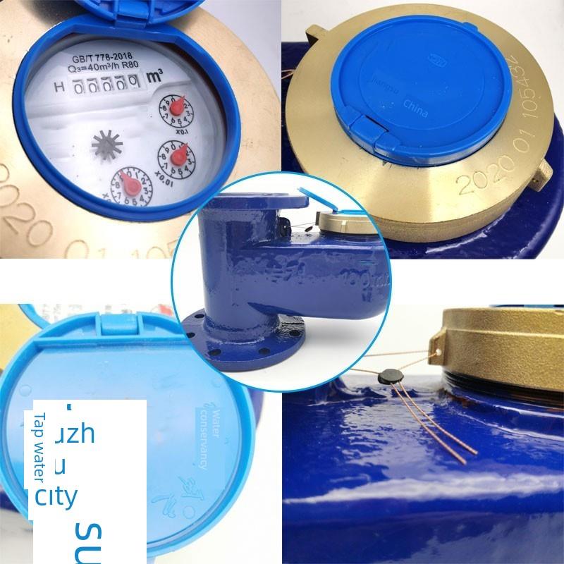 宁波泉Dn50立式法兰水表立式冷热水表6580 100mm 2英寸4英寸数字