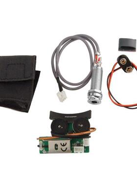 国产fishman渔夫内置齿轮GT2木吉他拾音器电箱免开孔民谣古典通用