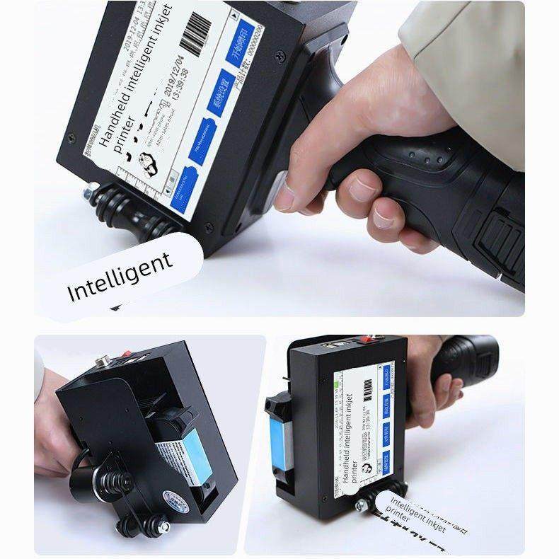 智能手持式喷墨打印机生产日期编号数字二维码装配线全自动激光打