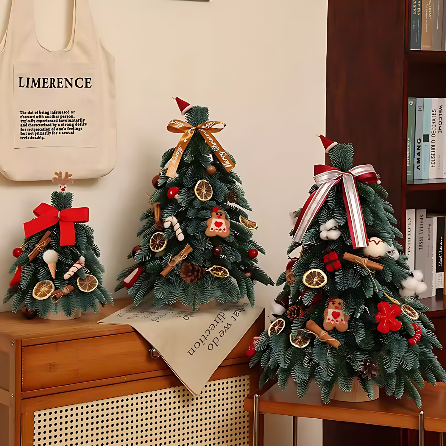 圣诞节装饰品圣诞树家用小型摆件