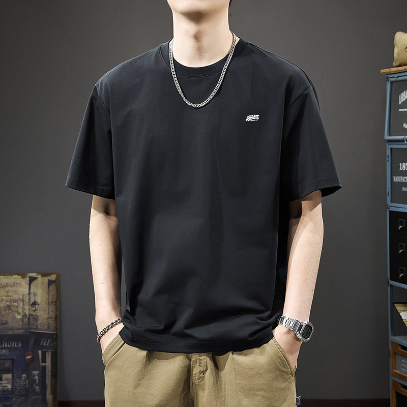 简木迹简约短袖T恤2025夏季新款