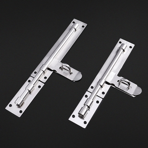 加大号大门不锈钢防盗插销门扣门锁扣可挂锁木门防盗门不锈钢插销