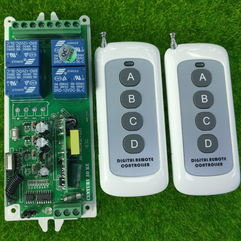 AC85V-250V4路开关电源箱灯具家用电器改装路灯LED电灯开关+1000-