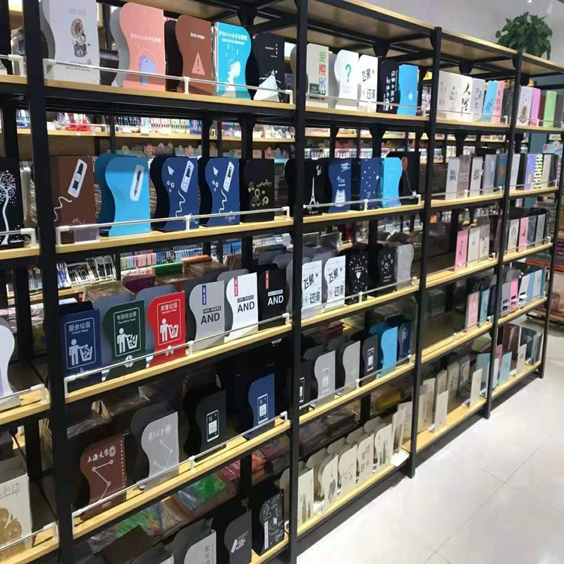 商用多功能展示柜货架母婴店饰品文具化妆品钢木展示柜精品展示架