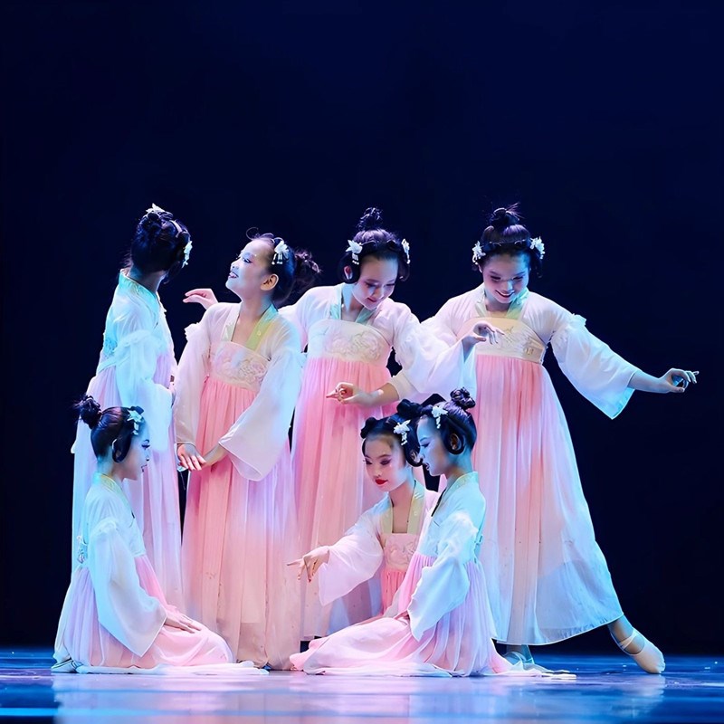浣溪沙满庭芳儿童古典汉唐舞如梦令古风女舞蹈表演汉服