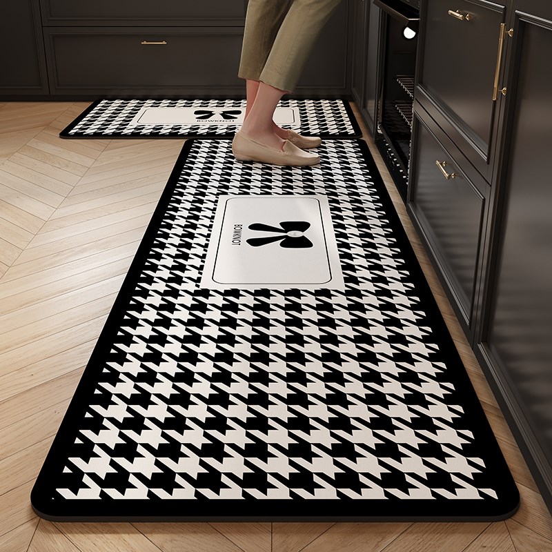 厨房专用地垫防滑防油硅藻泥吸水垫子可擦免洗防水脚垫可定制地毯