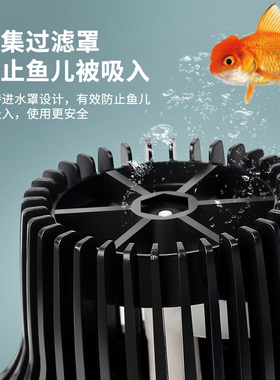 O2鱼缸造浪泵冲浪泵吸盘大功率抽粪吹粪机海水环正玄波造流打浪器