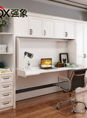 隐形床省空间的墨菲床壁床柜隐藏墙床多功能组合书桌床CH-212