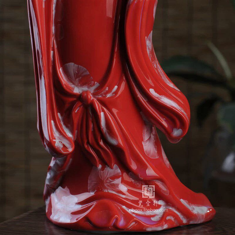 唐风仕女 德化陶瓷古典仕女美女人物雕塑家居办公商务工艺品摆件
