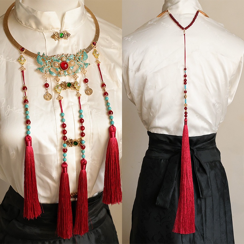 明制项圈古风汉服项链